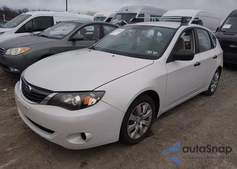 2008 Subaru Impreza 2.5I from USA, damaged, VIN JF1GH61608H811815